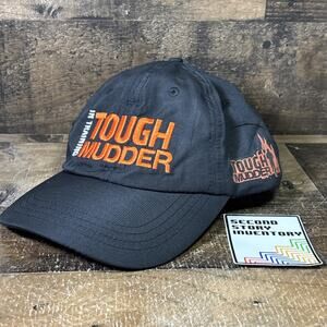 Tough Mudder In Training Black Orange Hat Baseball Cap Adjustable Back Ouray